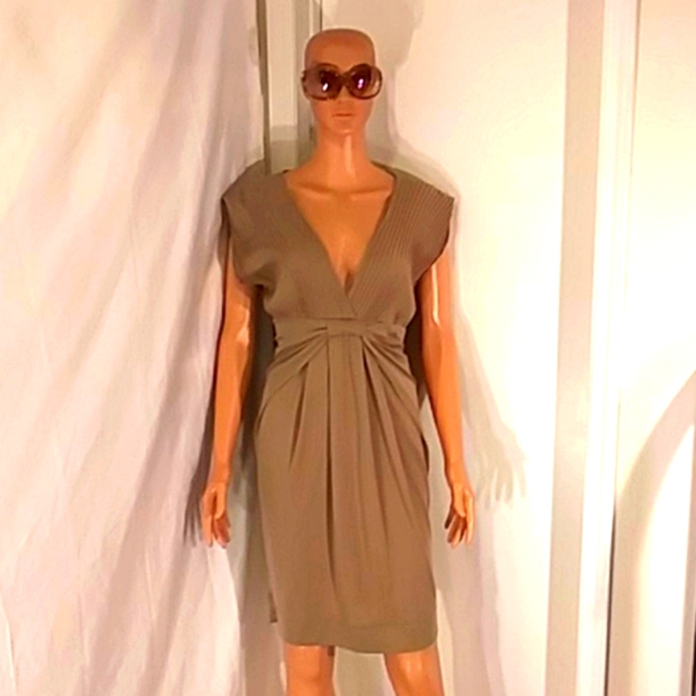 Beautiful Zara Collection Taupe Dress - image 2